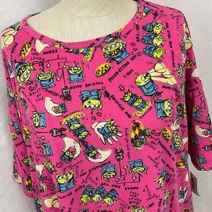 Disney Lularoe Toy Story Tunic Top Irma NWOT Size S